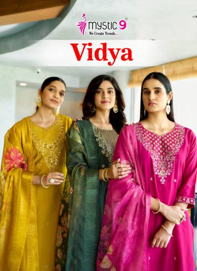 VIDHYA VOL 1 BY MYSTIC 9 DESIGNER SALWAR SUIT WHOLESALER IN INDIA